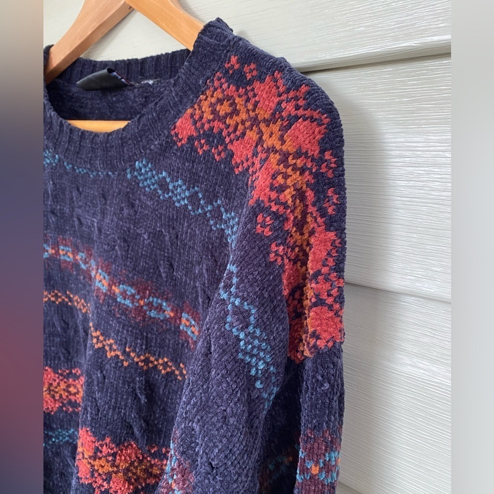 JANTZEN SPORT vintage 90s soft acrylic Grandpa sweater oversized grunge L/XL EUC